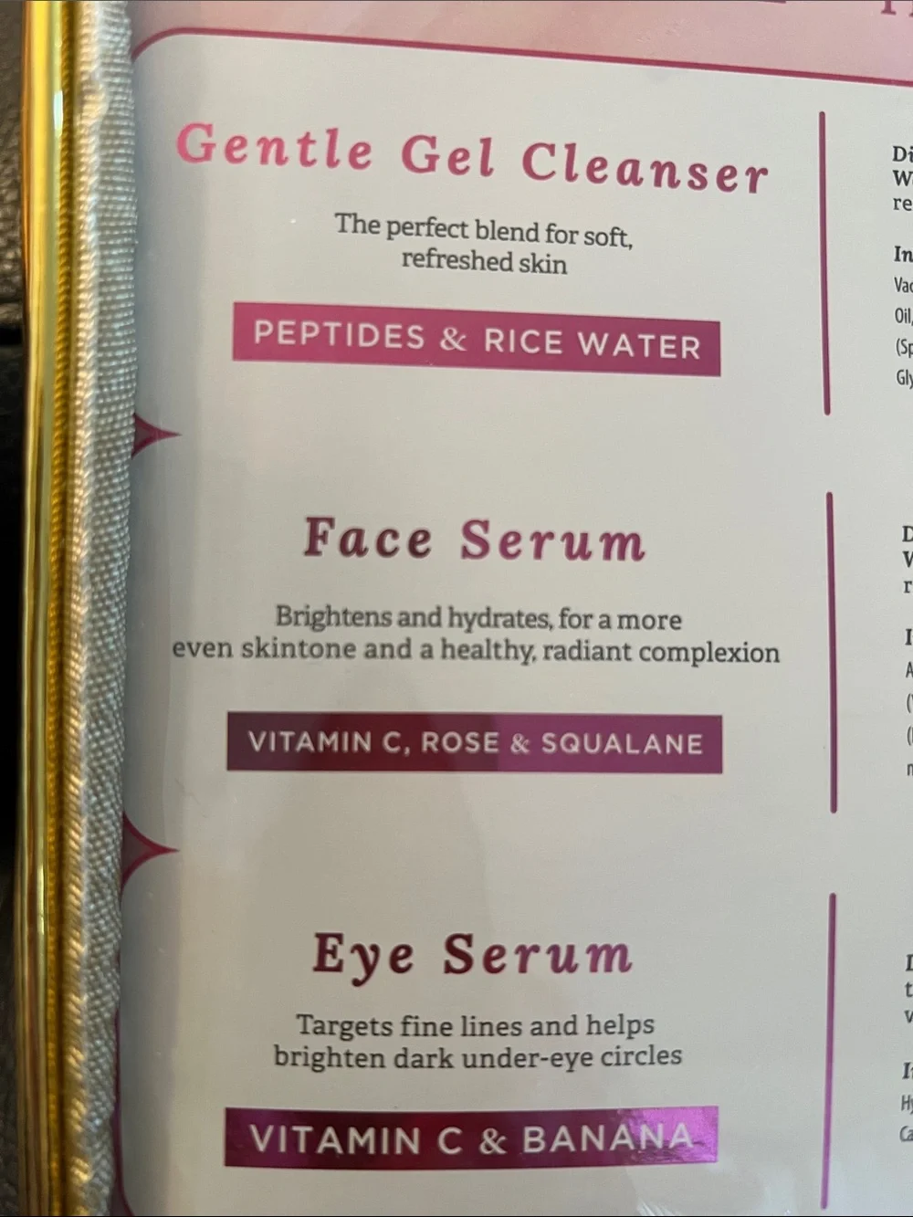 Finley Skincare Trio NIB - Gentle Gel Cleanser & Vitamin C Serums